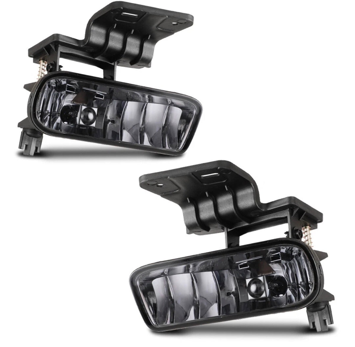 Smoked for 99-02 Chevy Silverado 00-06 Suburban Tahoe Smoke Fog Lights + Bulbs