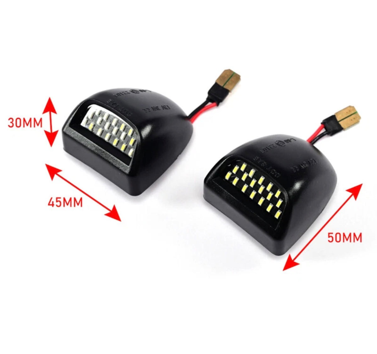 For Chevy For Silverado 1500 2500 3500 1999+ LED License Plate Tag Light Lamp