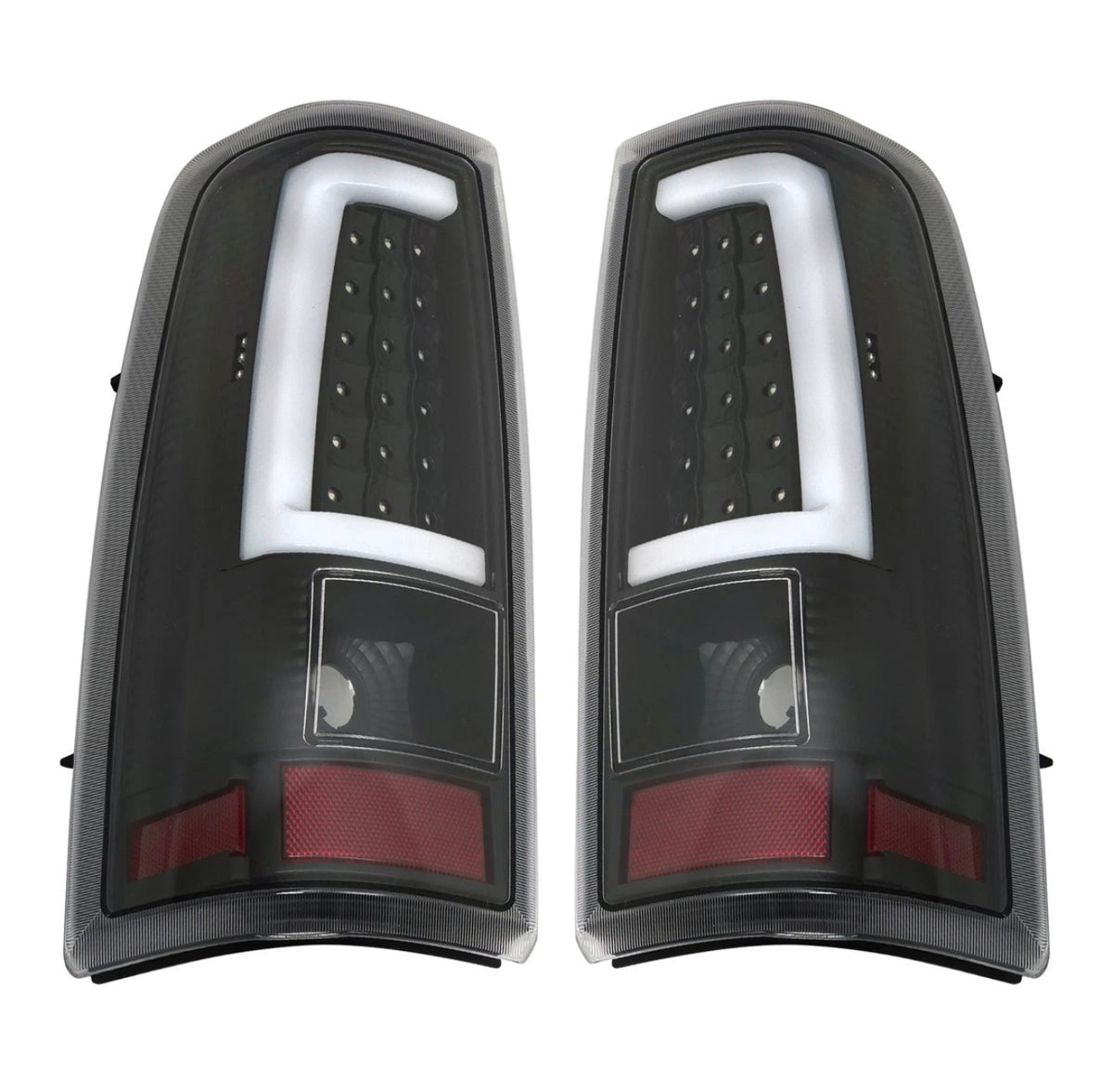 Black LED Tail Lights Fits 2003-2006 Chevy Silverado GMC Sierra 1500 2500HD 3500