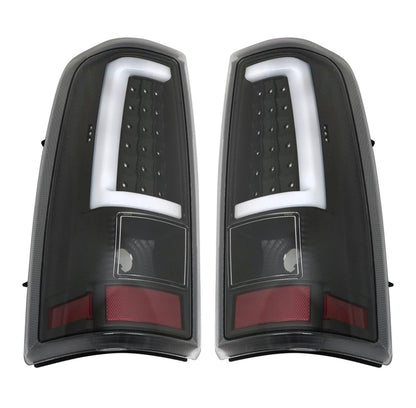 Black LED Tail Lights Fits 2003-2006 Chevy Silverado GMC Sierra 1500 2500HD 3500
