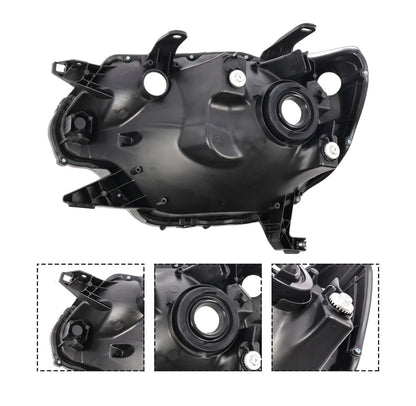 Headlights Assembly For 2012-2015 Toyota Tacoma Black Clear Corner Lamp Pair