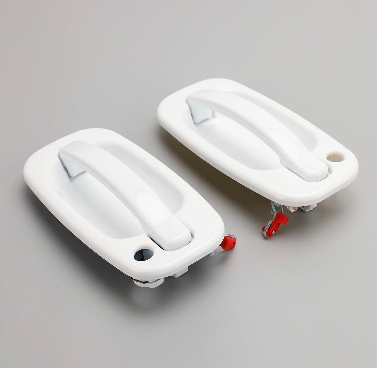 Door Handle Set 4 White For Chevy Silverado For GMC Sierra Suburban Yukon 99-06