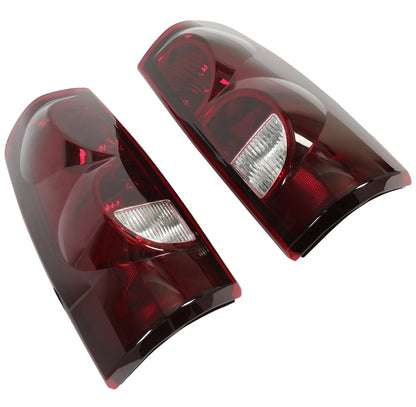 tinted Tail Lights For 03-06 Chevy Silverado 1500 2500 3500 HD w/Bulbs Wiring Set LH RH