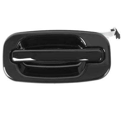 NEW Rear Outside Door Handles Set Gloss Black For Silverado Tahoe Sierra 99-06