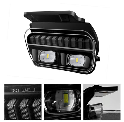 LED For 2003-2007 Chevy Silverado Avalanche Fog Lights Front Bumper Driving Lamp