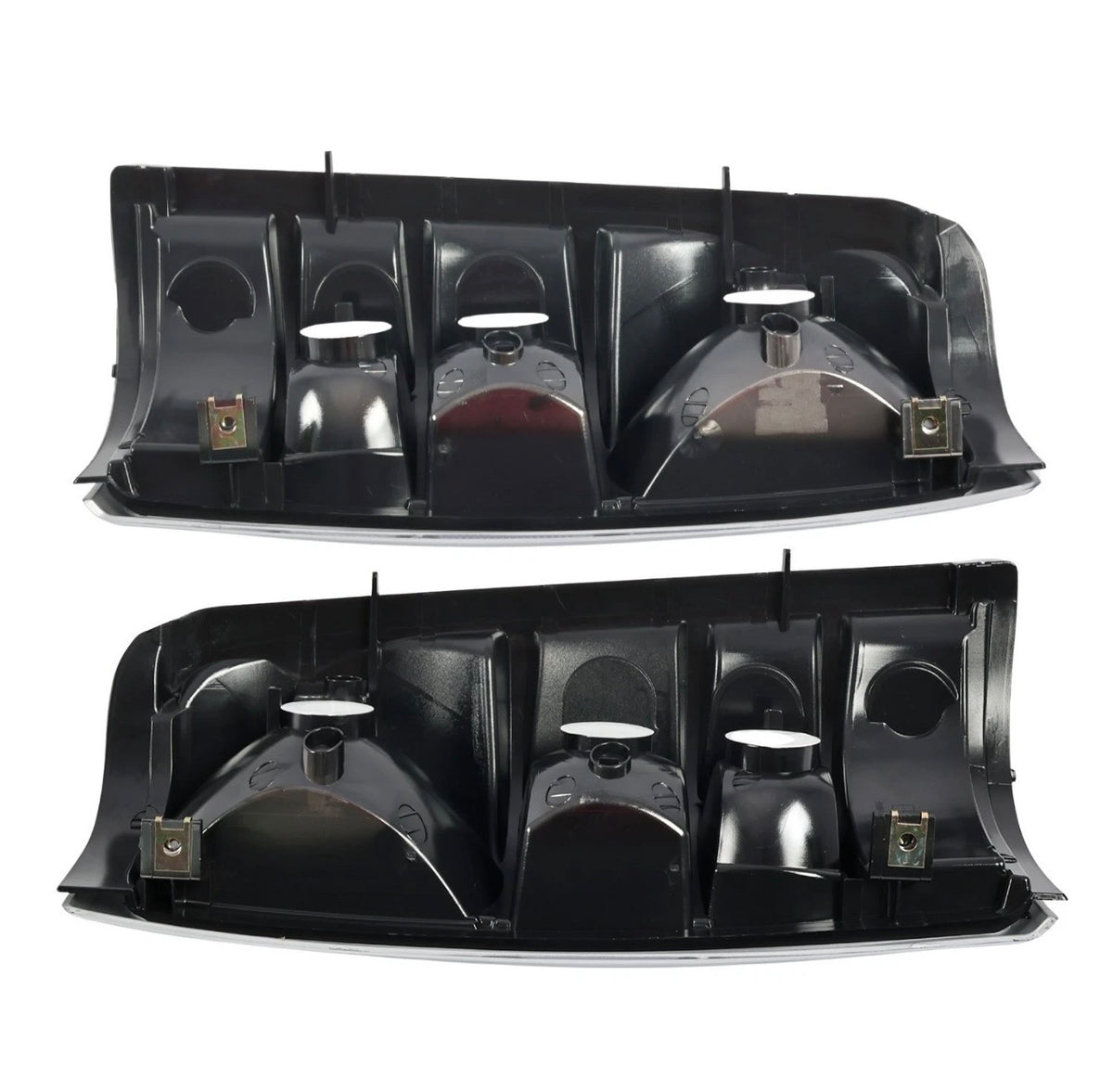 Clear Rear Tail Light Set W/Bulb LH RH For 1999-2007 Chevy Silverado GMC Sierra (Clarify silverado fitment 4 holes and 3 holes
