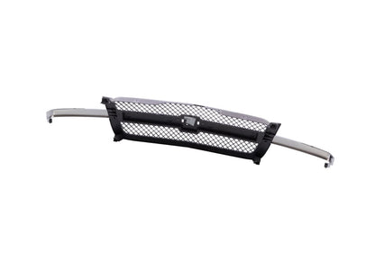 Grille w/Chrome Molding Center Bar For 03-07 Silverado 1500 2500 3500 Avalanche