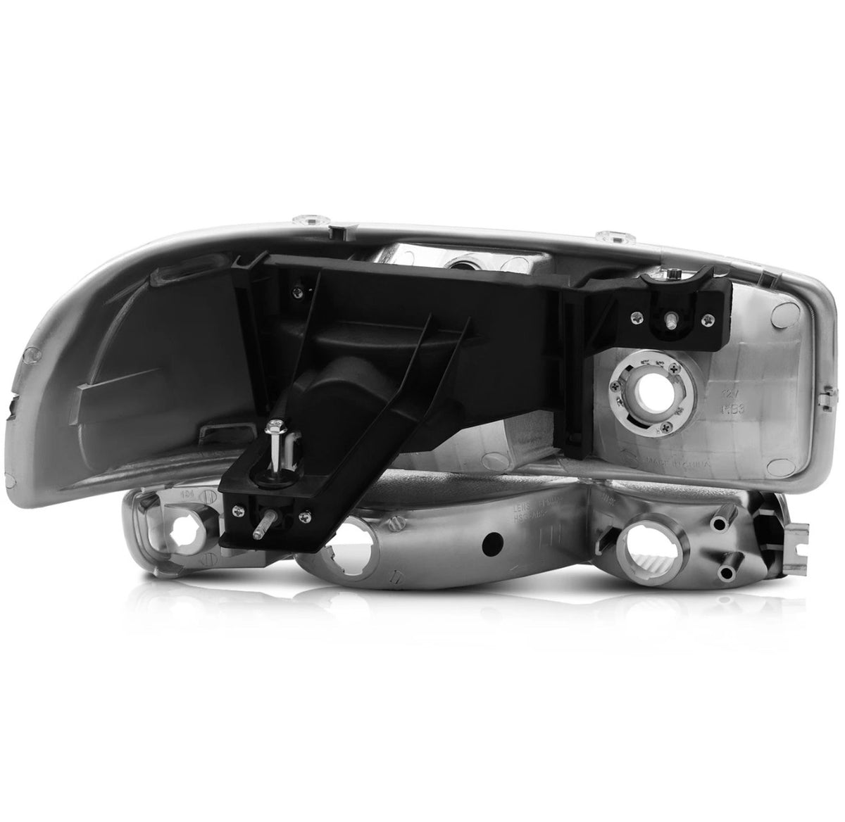 Headlights Assembly+Bumper Light Pair For 2003-2006 GMC Sierra 1500 Clear Lamps