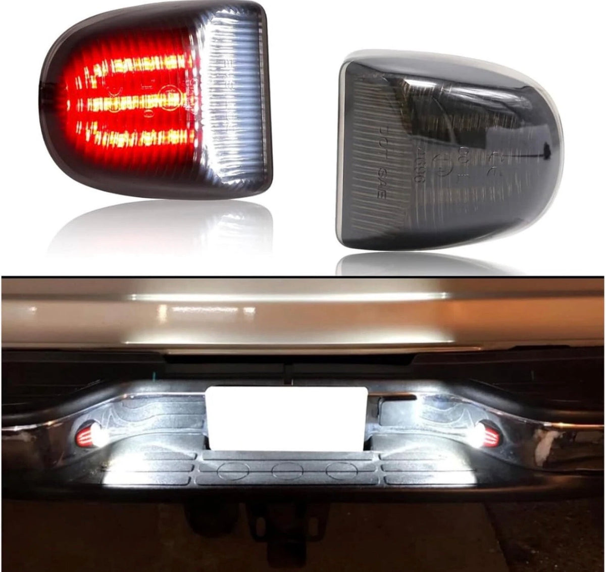 2x For Chevy Silverado 1500/2500/3500 1999-2013 LED License Plate Tag Light Lamp
