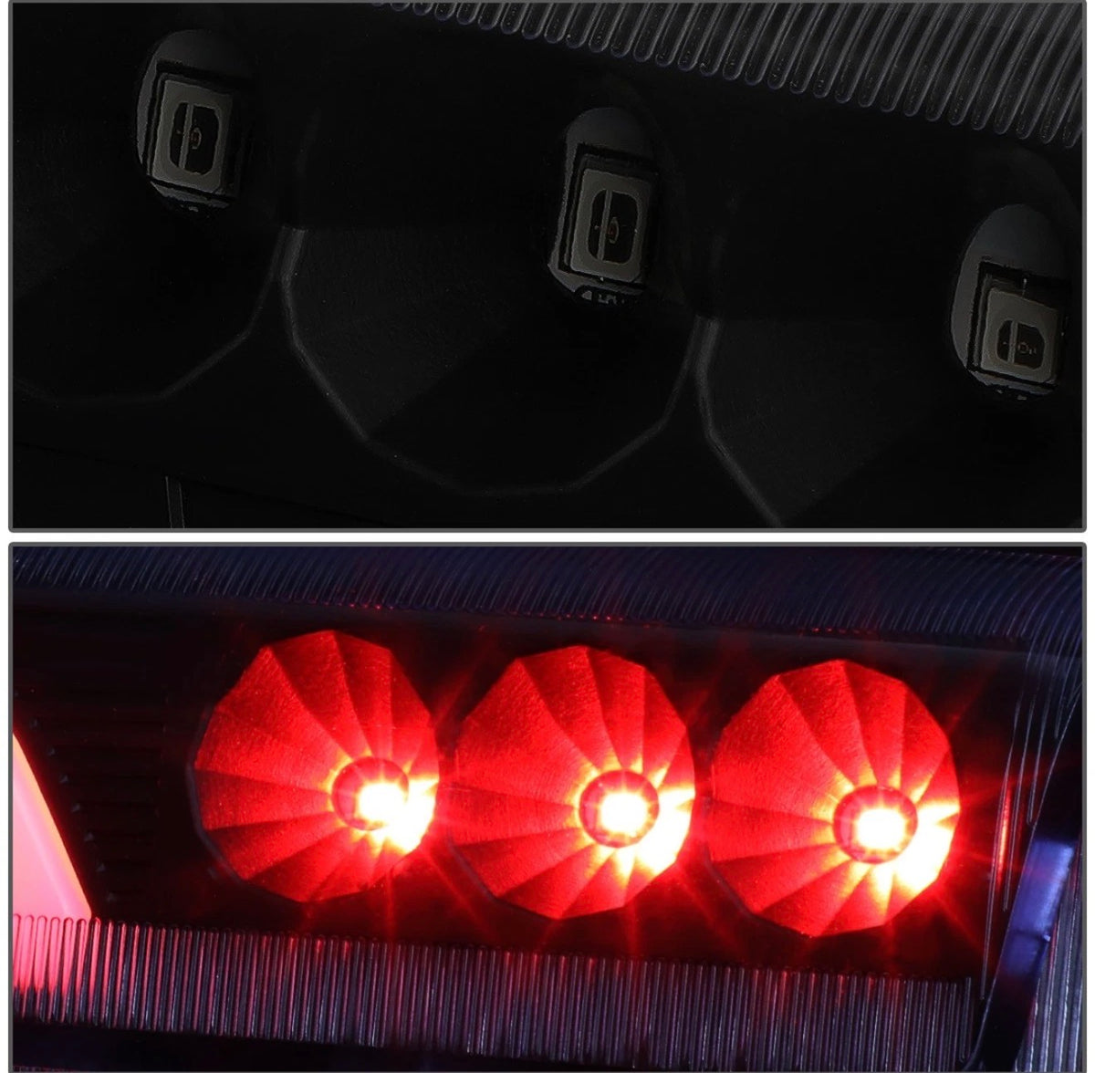 FIT FOR 00-06 TAHOE YUKON 3RD X-TYPE REAR BLACK THIRD TAIL BRAKE LIGHT STOP LAMP