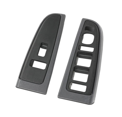 Front Window Switch Bezel Set Gray Fit For 03-07 Chevy Silverado GMC Sierra