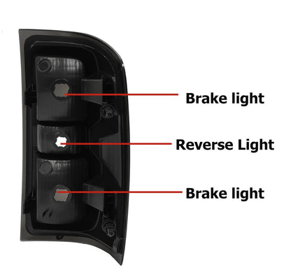 For Chevy Silverado 1500 2500HD 3500HD 2014-2015 2019 Tail Lights Brake Lamps