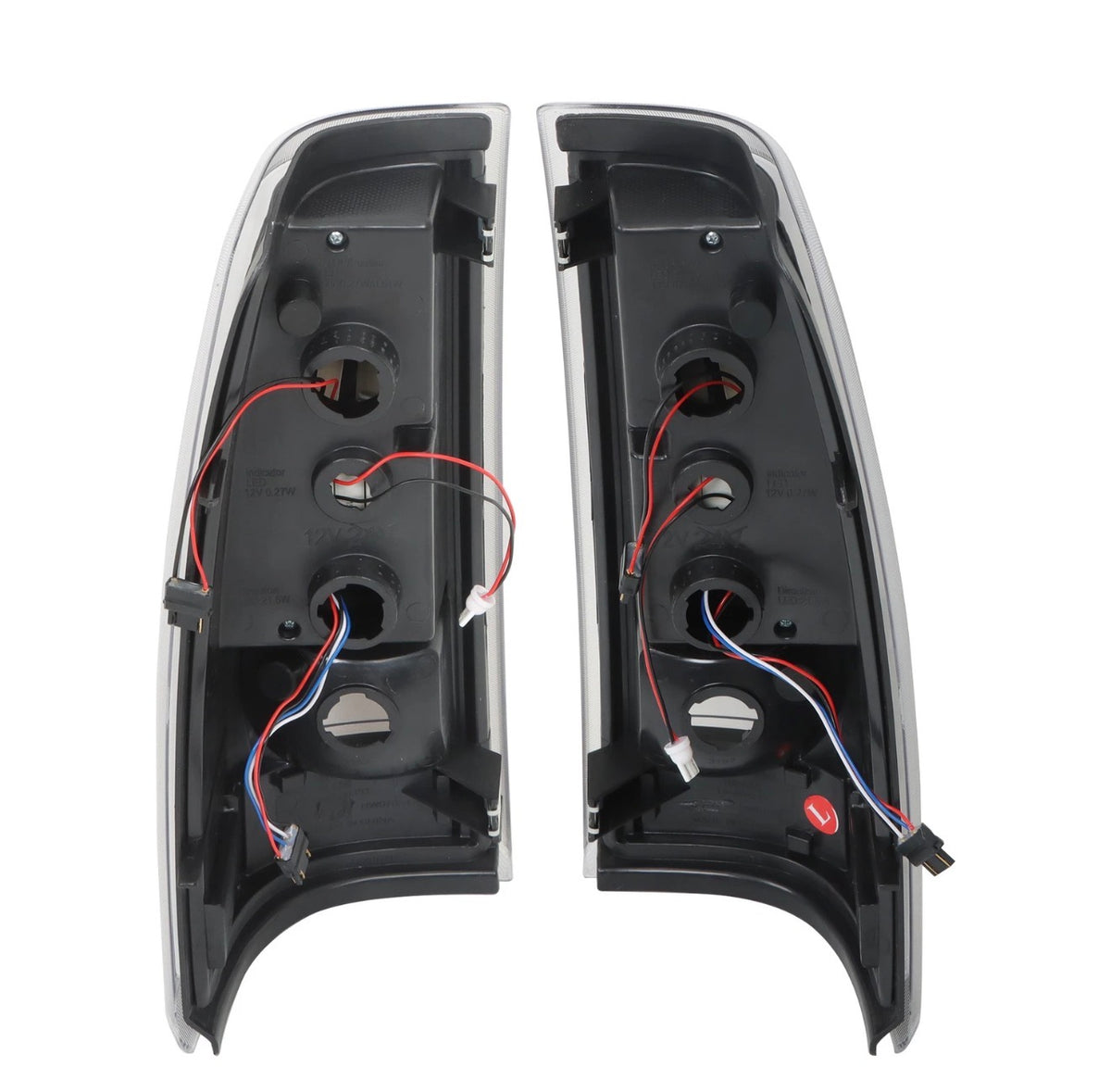 Black LED Tail Lights Fits 2003-2006 Chevy Silverado GMC Sierra 1500 2500HD 3500
