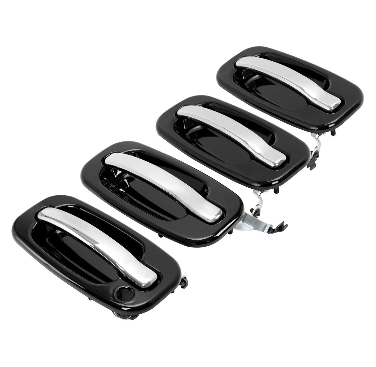 Outside Door Handles W/O Keyhole For Silverado Tahoe Sierra 99-06 4Pcs Painted