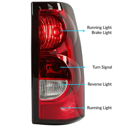 For Chevy Silverado 1500 2500 2003-2006 Tail Light  Passenger Right Side