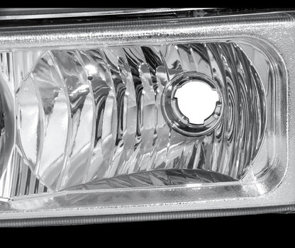 For 2003-2006 Chevy Silverado 1500 2500 3500 Headlights + Bumper Lights