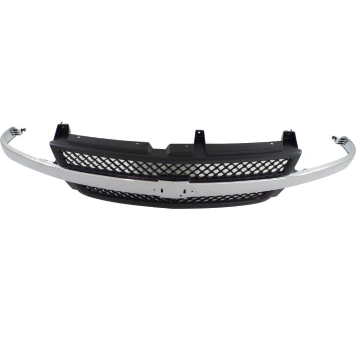 For Chevy Silverado 2500 HD/3500 Grille Assembly 2001 2002 Painted Black Shell