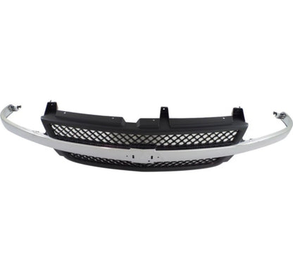 For Chevy Silverado 2500 HD/3500 Grille Assembly 2001 2002 Painted Black Shell