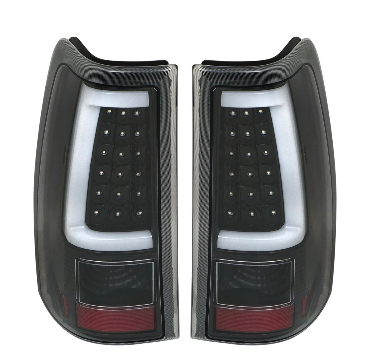 Black LED Tail Lights Fits 2003-2006 Chevy Silverado GMC Sierra 1500 2500HD 3500