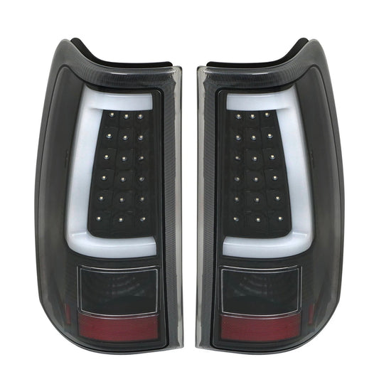 Black LED Tail Lights Fits 2003-2006 Chevy Silverado GMC Sierra 1500 2500HD 3500