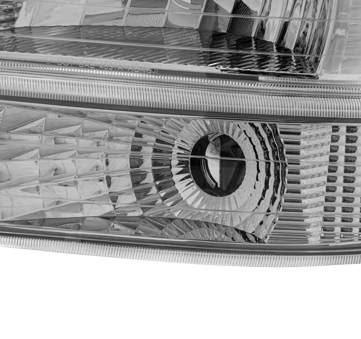 Clear lens+Chrome housing+Amber corner Fit For 1999-2002 Chevy Silverado 2000-2006 Tahoe Suburban 1500